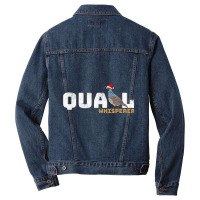 California Quail Whisperer Lovely Quails Farmer Christmas T Shirt Men Denim Jacket | Artistshot