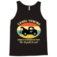 Camel Towing Retro Adult Humor Saying Tank Top | Artistshot