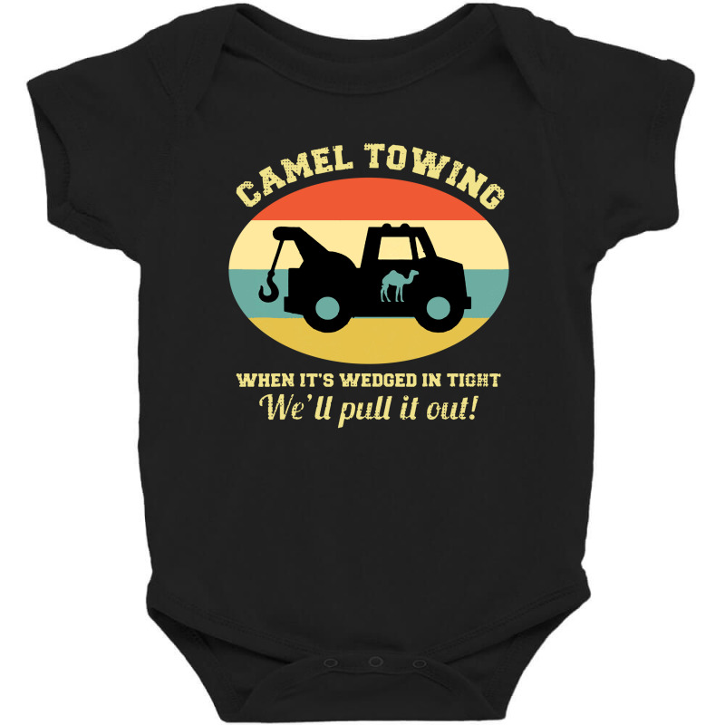 Camel Towing Retro Adult Humor Saying Baby Bodysuit by GassPoll | Artistshot