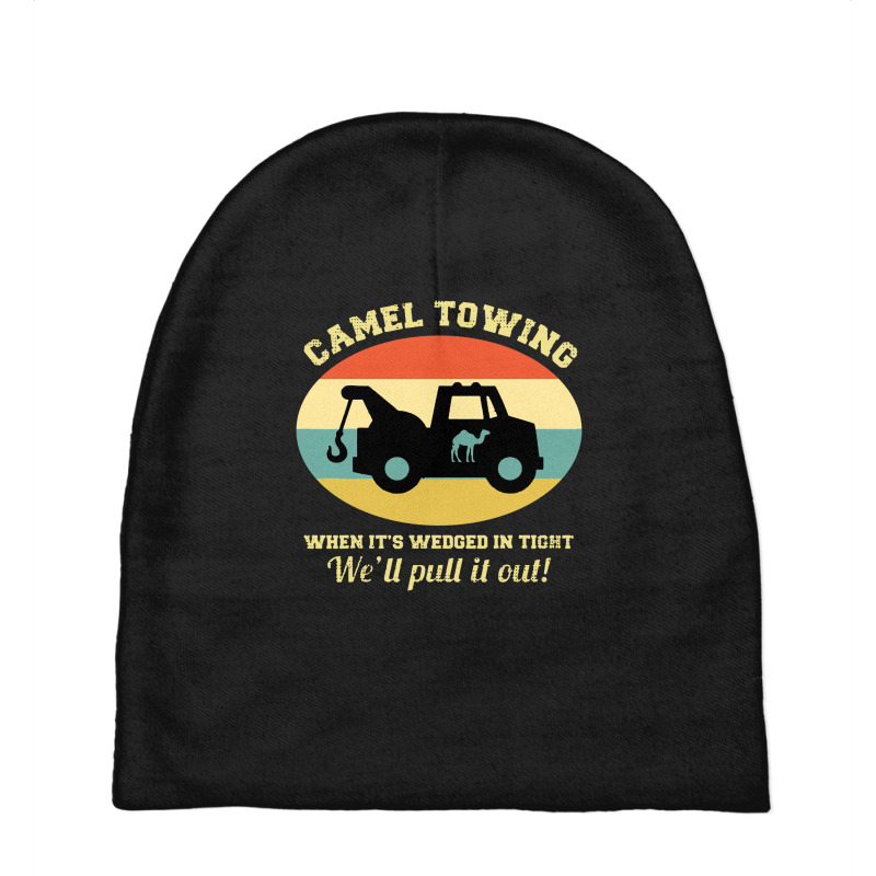 Camel Towing Retro Adult Humor Saying Baby Beanies by GassPoll | Artistshot