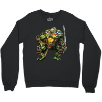 Turtle Monster, Turtle Green Monster, Turtle Green, Turtle Monster Lov Crewneck Sweatshirt | Artistshot