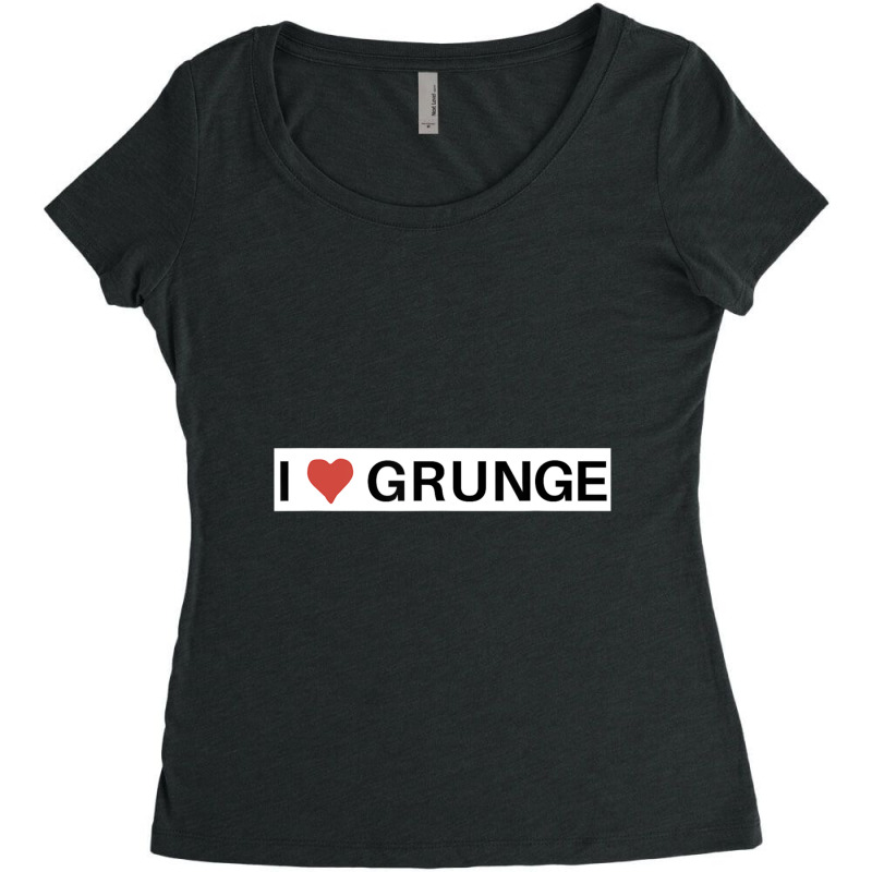 90s I Love Grunge Music Women's Triblend Scoop T-shirt by Kosdapen517 | Artistshot