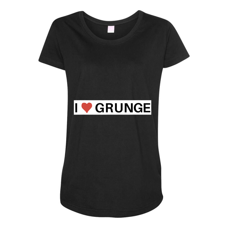 90s I Love Grunge Music Maternity Scoop Neck T-shirt by Kosdapen517 | Artistshot