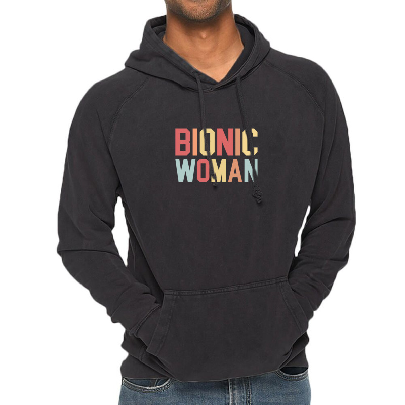 Bionic Woman Shirt Vintage Hoodie by cm-arts | Artistshot