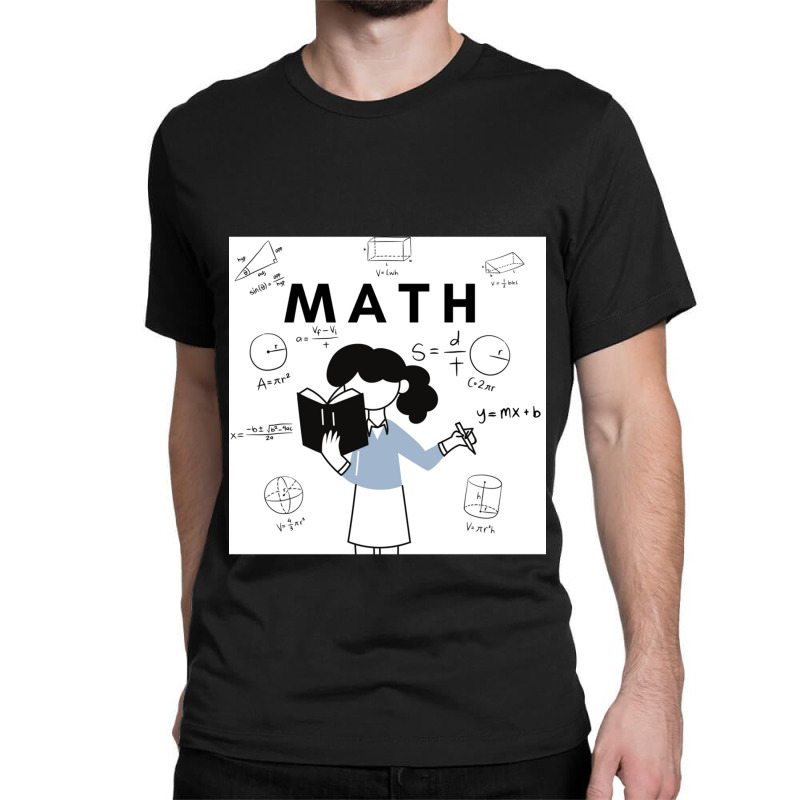 School Subject Maths Classic T-shirt | Artistshot