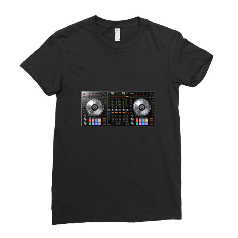 Pioneer Dj Pro Ladies Fitted T-Shirt by cm-arts | Artistshot