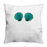 Seashell Mermaid Brassiere Bikini Bra Clam Shell T Shirt Throw Pillow | Artistshot