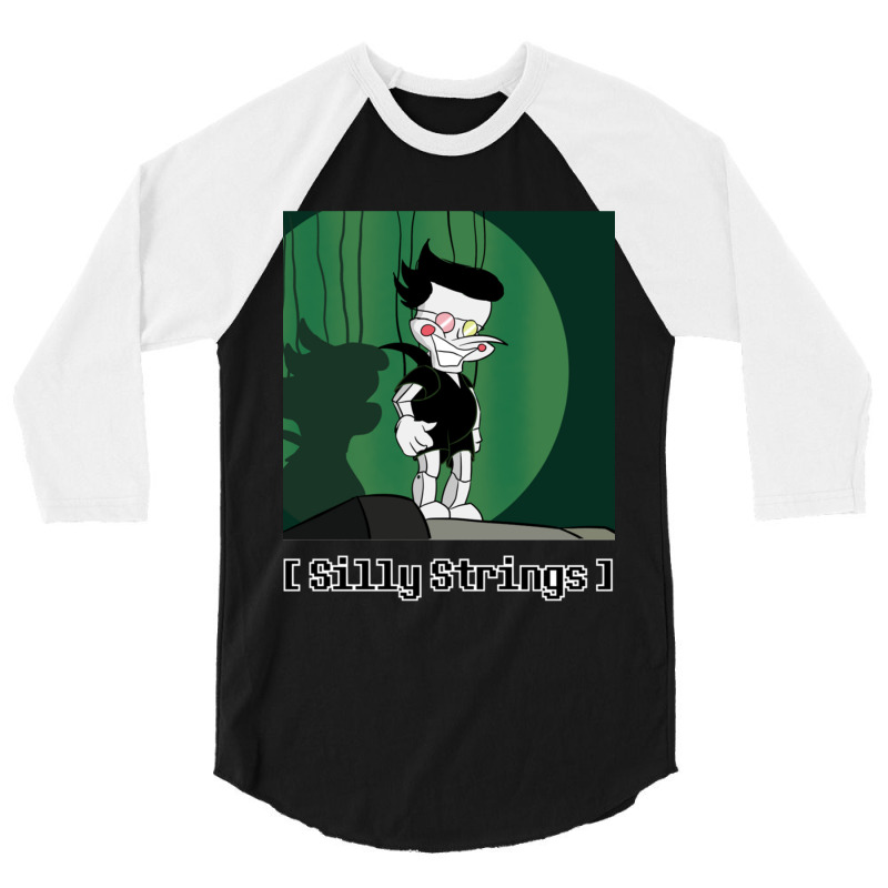 Silly Strings  Spamton 3/4 Sleeve Shirt by cm-arts | Artistshot