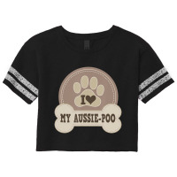 Aussie-poo Dog Lover Pet Owner Scorecard Crop Tee | Artistshot