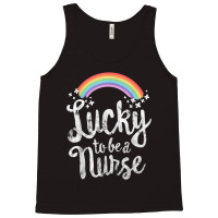 Lucky To Be A Nurse School St Patricks Day Gift Tank Top | Artistshot