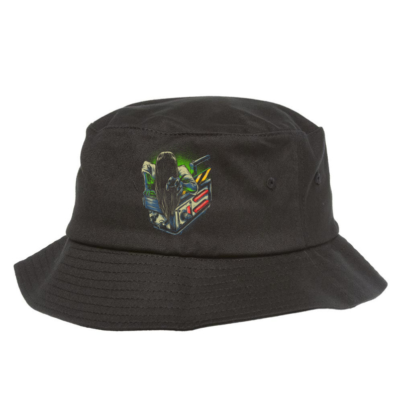 Trapped Ghost Bucket Hat by cm-arts | Artistshot