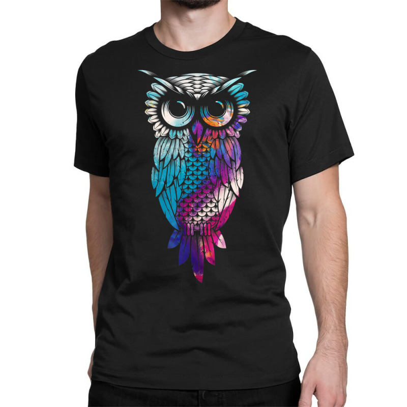 Bird Nature Animal Lover Owl Classic T-shirt by Kanmopsuk45 | Artistshot