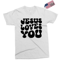 Vintage Retro Jesus Loves You Christian Exclusive T-shirt | Artistshot