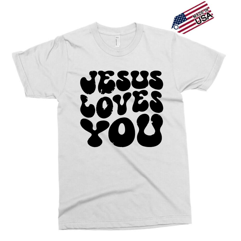 Vintage Retro Jesus Loves You Christian Exclusive T-shirt | Artistshot