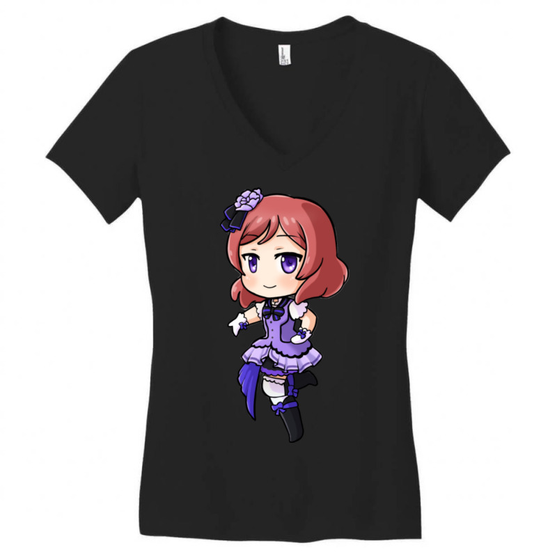 Maki Nishikino Chibi Women's V-Neck T-Shirt by Kuwannin528 | Artistshot