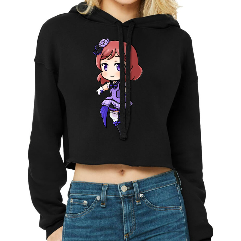 Maki Nishikino Chibi Cropped Hoodie by Kuwannin528 | Artistshot