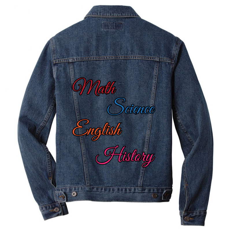 Subject Labels  Pack Men Denim Jacket | Artistshot