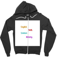 Subject Labels  Pack Chiffon Top Zipper Hoodie | Artistshot