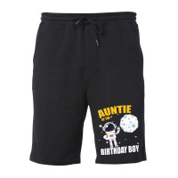 Auntie Of The Astronaut Birthday Boy Matching Fleece Short | Artistshot