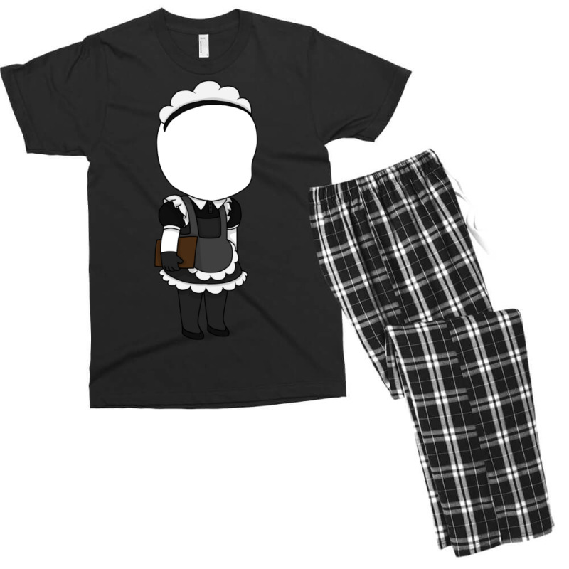 Slenderman Maid Chibi Men's T-shirt Pajama Set | Artistshot