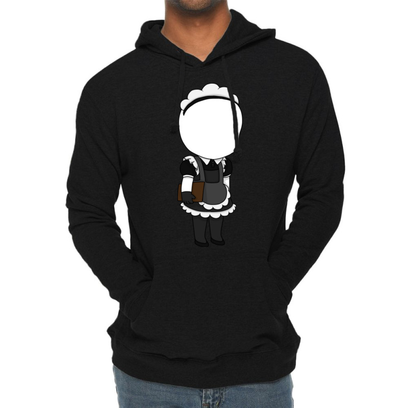 Slenderman Maid Chibi Lightweight Hoodie | Artistshot