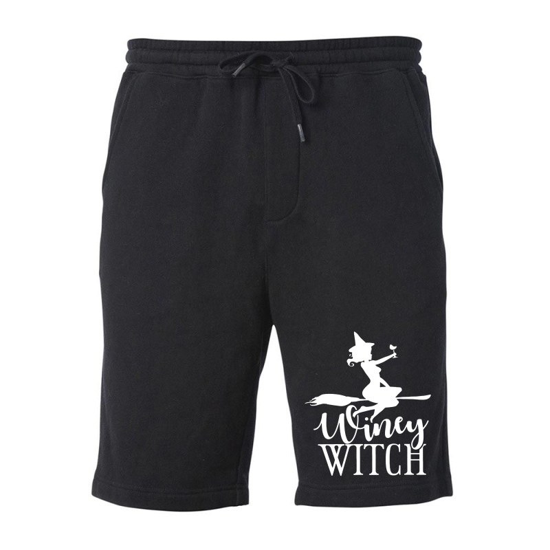 Winey Witch Funny Adult Fleece Short | Artistshot