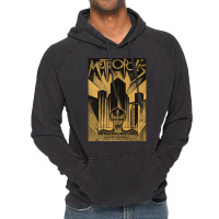 Metropolis Fritz Lang 1926 Vintage Movie Poster B&amp;w Classic Vintage Hoodie | Artistshot