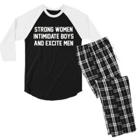 Strong Women Intimidate Boys And Excite Men 02 [tb] Men's 3/4 Sleeve Pajama Set | Artistshot