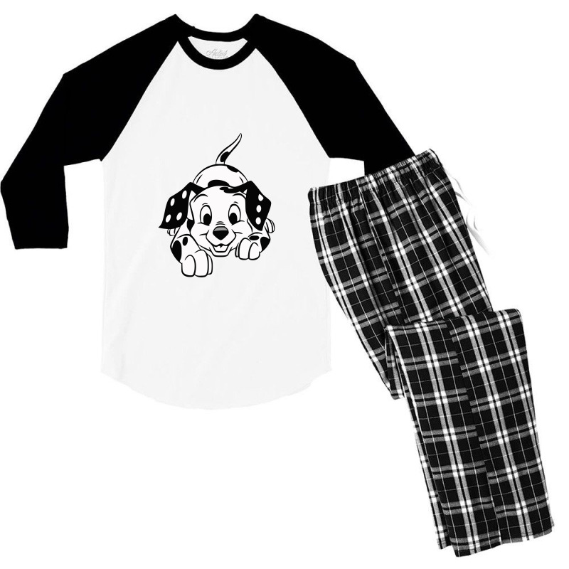 Dalmatian Puppies Men's 3/4 Sleeve Pajama Set by brodesin | Artistshot