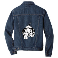 Dalmatian Puppies Men Denim Jacket | Artistshot