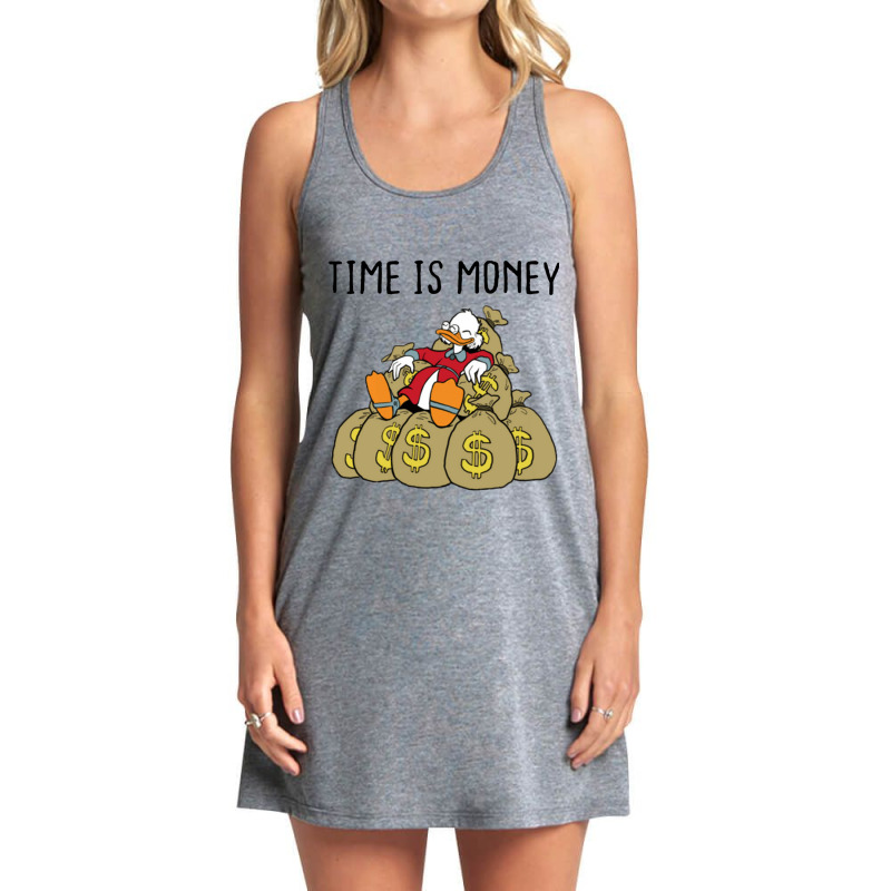 Time Is Money Scrooge Tank Dress by MOSESWOODSS | Artistshot