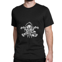 Cross Bones Gas Mask Classic T-shirt | Artistshot