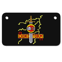 Bonestorm Clear Motorcycle License Plate | Artistshot