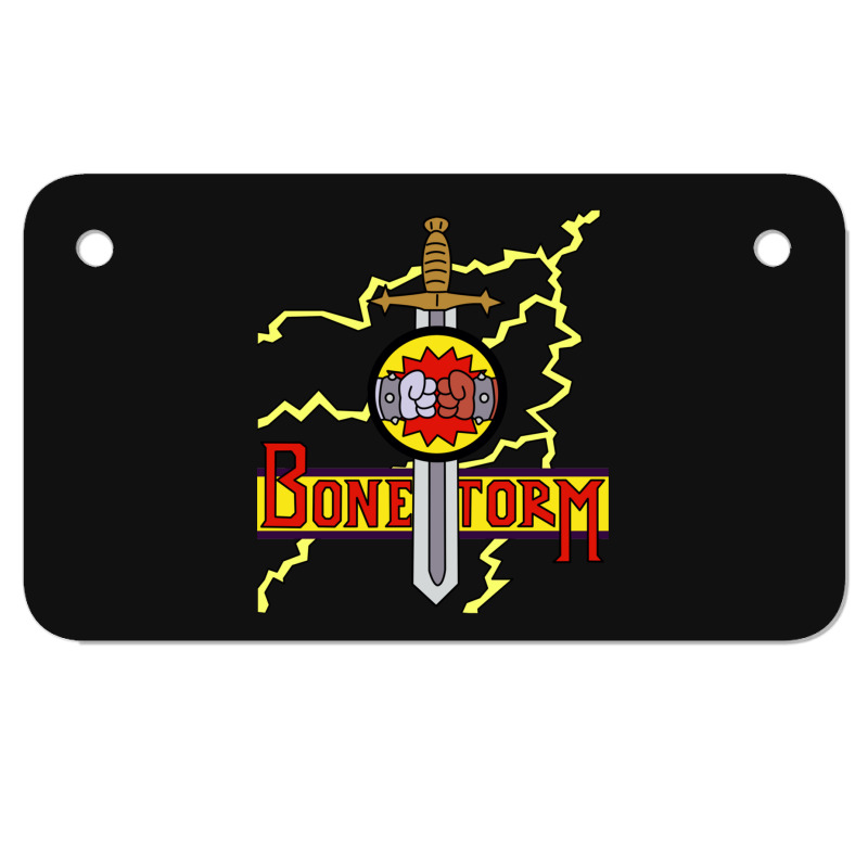 Bonestorm Clear Motorcycle License Plate | Artistshot