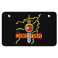 Bonestorm Clear Atv License Plate | Artistshot