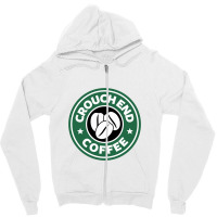 Crouch End Coffee Zipper Hoodie | Artistshot