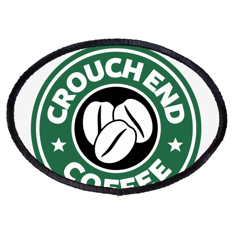 Crouch End Coffee Oval Patch | Artistshot