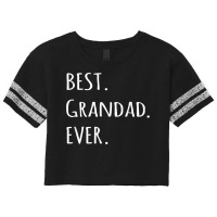 Best Grandad Ever, Grandpa Nickname Text Scorecard Crop Tee | Artistshot