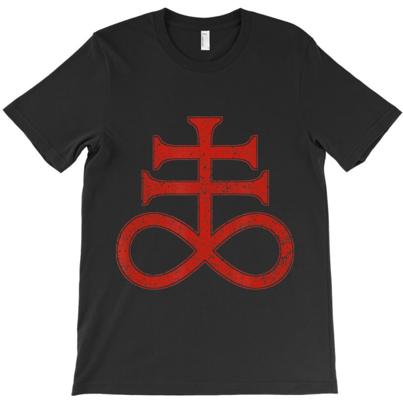 Black Sulphur Symbol Alchemy Leviathan Cross Satan's Cross T-shirt | Artistshot