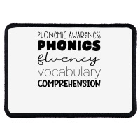 Phonemic Awareness Phonics Fluency Vocab Comprehension T Shirt Rectangle Patch | Artistshot