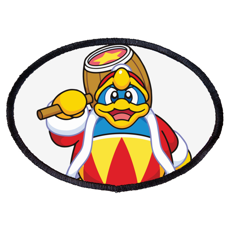 Cute King Dedede Kirbys Dream Land Oval Patch | Artistshot