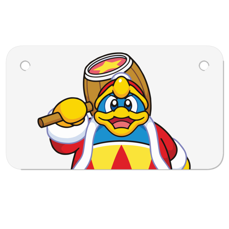 Cute King Dedede Kirbys Dream Land Motorcycle License Plate | Artistshot