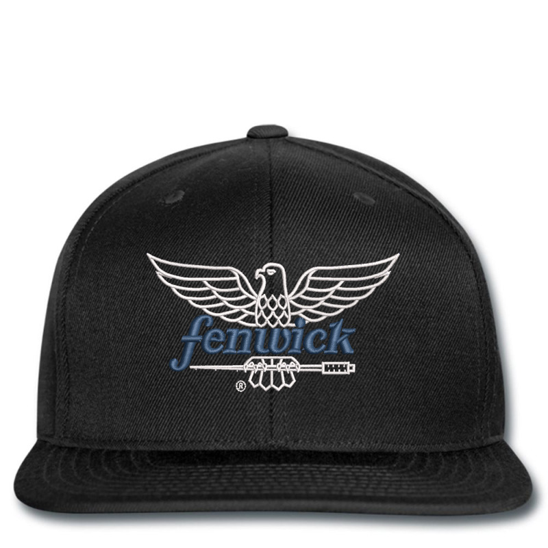 Fish Catch Logo Night Out Woven Patch Snapback Trucker Hat Dark