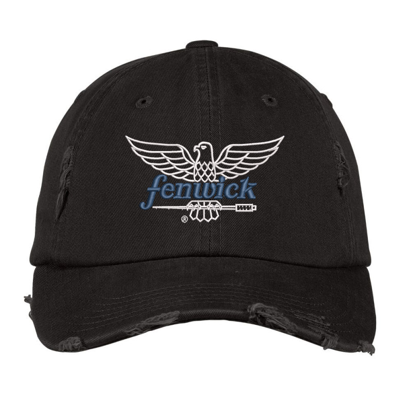 Custom Fenwick Fishing Rods Embroidered Hat Distressed Cap By Madhatter -  Artistshot