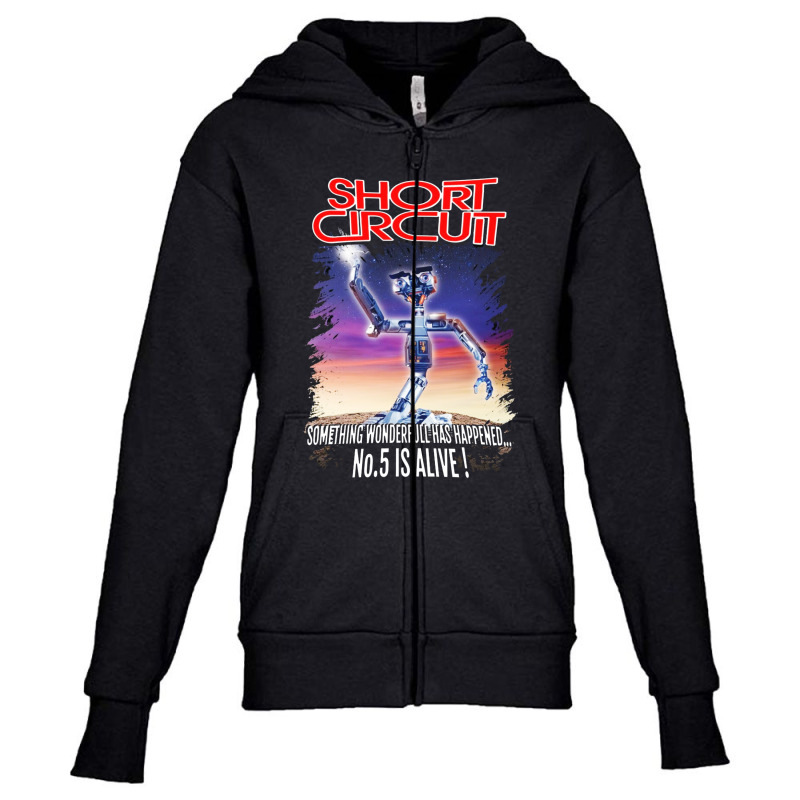 Short Circuit Movie Youth Zipper Hoodie | Artistshot