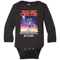 Short Circuit Movie Long Sleeve Baby Bodysuit | Artistshot