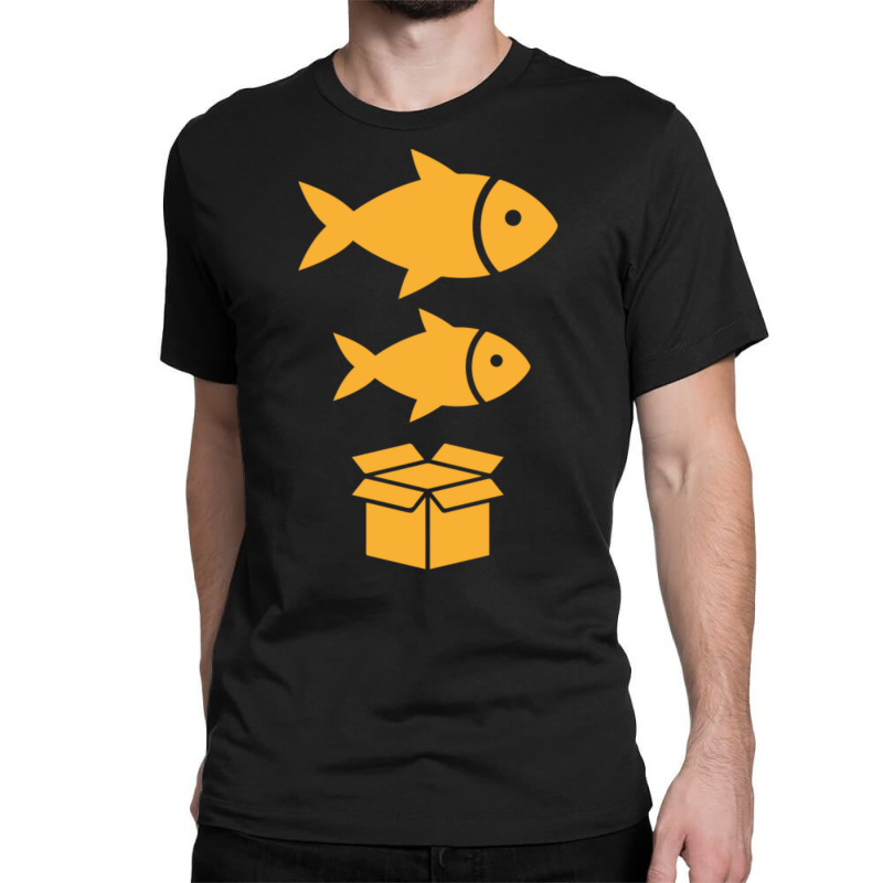 Big Fish, Little Fish, Cardboard Box Classic T-shirt by cm-arts | Artistshot