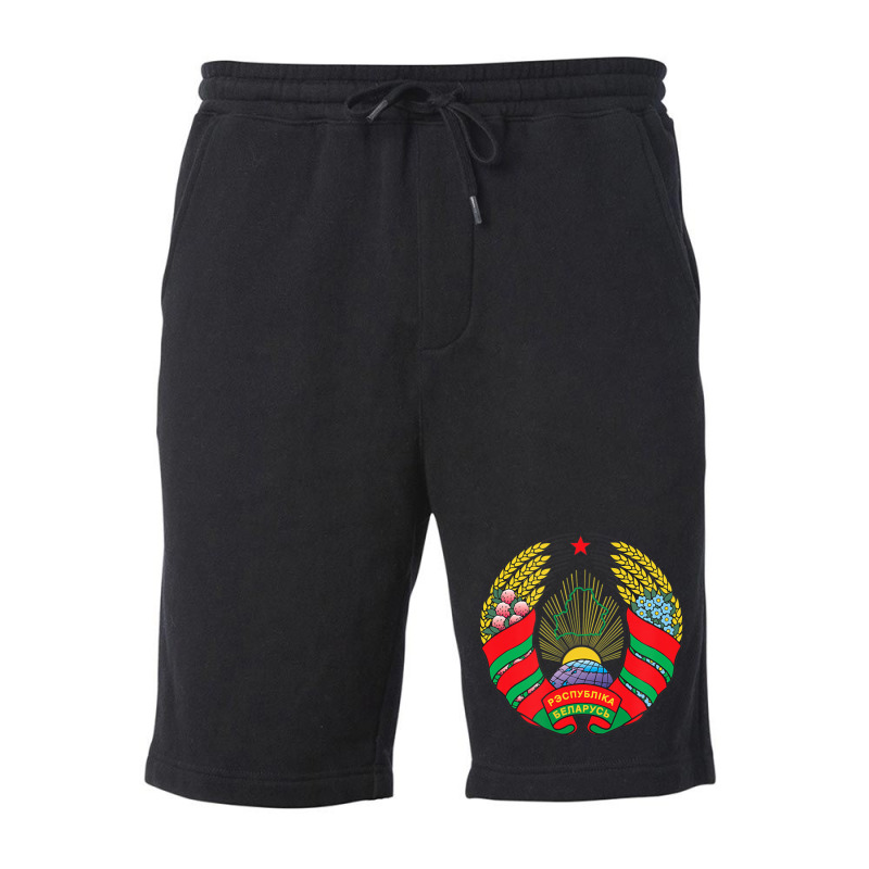 Belarus National Emblem National Pride Fleece Short | Artistshot