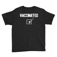 Vaccinated Check Mark Vaccine I Got Vaccinated T Shirt Youth Tee | Artistshot