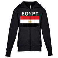 Egyptian National Pride Flag Of Egypt T Shirt Youth Zipper Hoodie | Artistshot